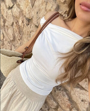 OGL Top Size L NEW Eco-SkinKiss Multi-wear Versatile Necklines Brami White